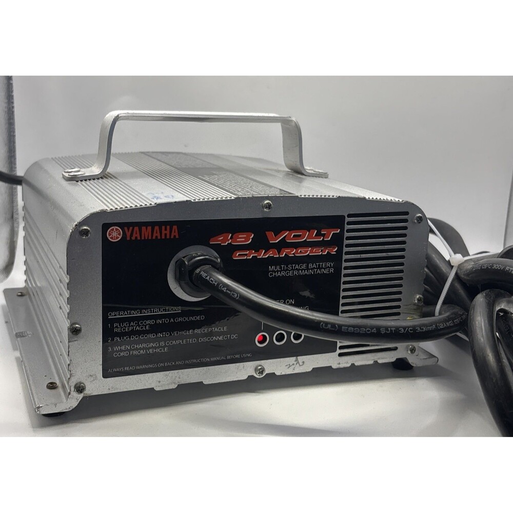 Genuine OEM Yamaha Golf Cart Battery Charger 48V 3Pin Model #JW9-82107-02